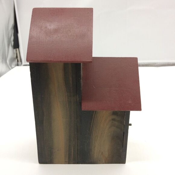 Rustic Hand Painted Winter/Christmas/Holiday Decorative Birdhouse and Plaques - Picture 9 of 10